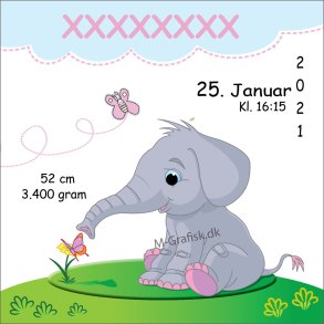 25-45. F�dselsplakat. 50x50