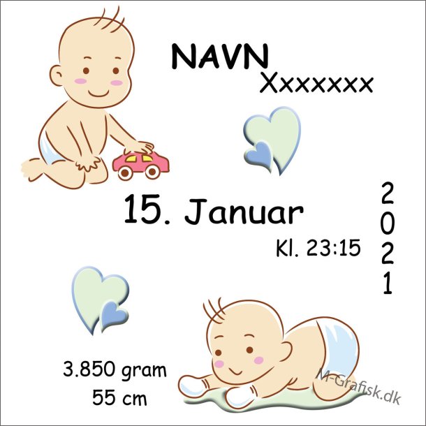 25-65. F�dselsplakat. 50x50